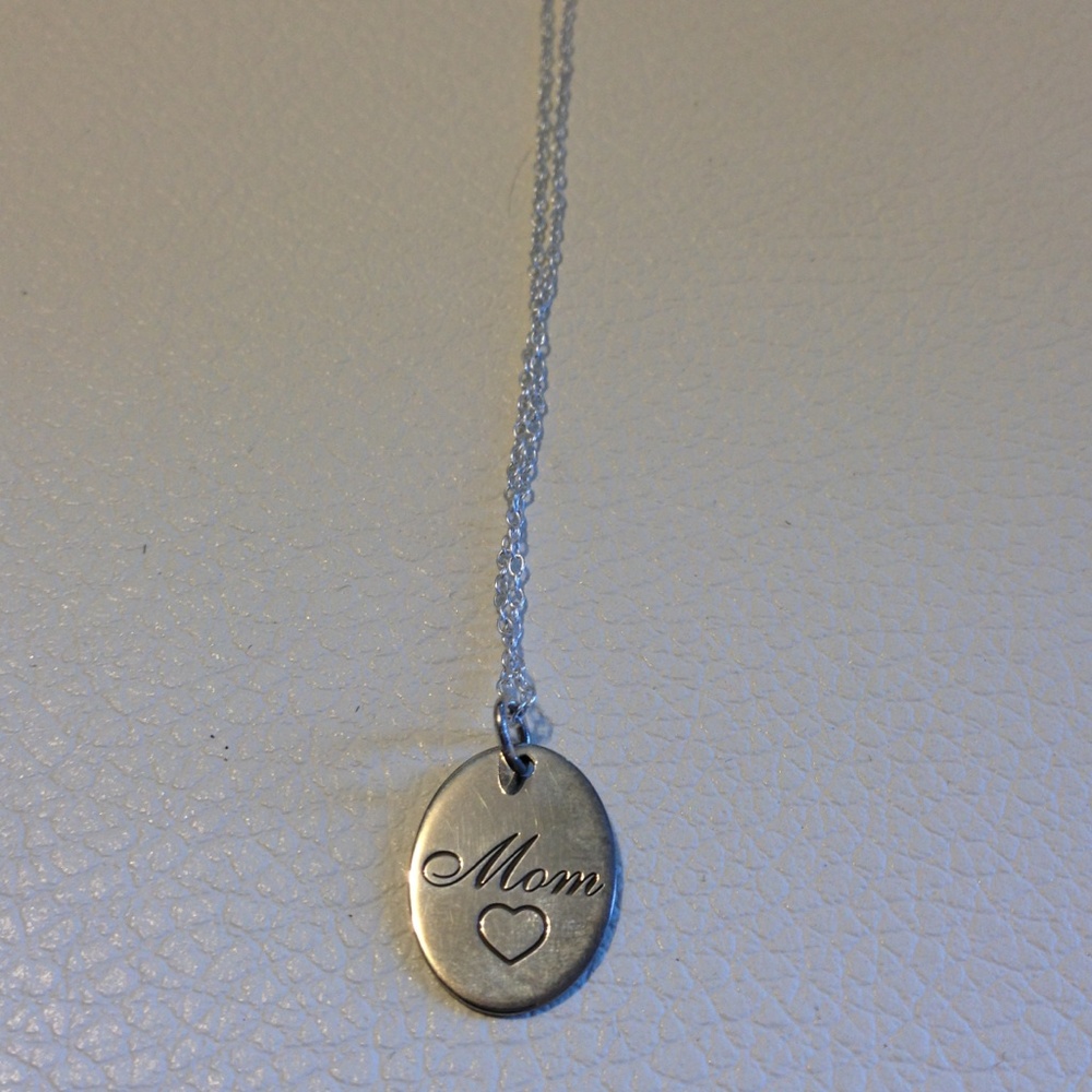 Mom Sterling Silver Necklace